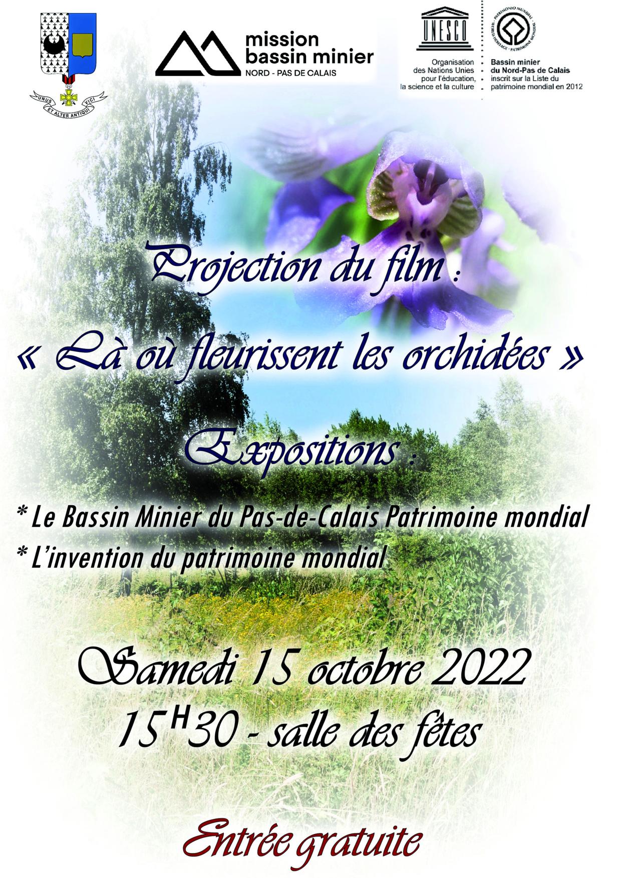 Expo / film : Là où fleurissent les orchidées @ Salle des Fêtes | Hersin-Coupigny | Hauts-de-France | France