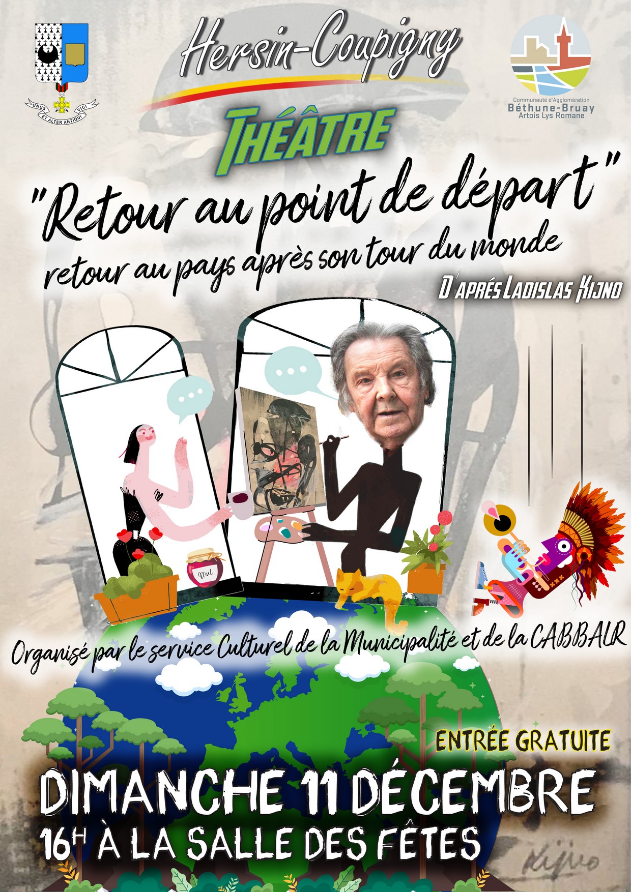 Théâtre : "Retour au point de départ" @ Salle des Fêtes | Hersin-Coupigny | Hauts-de-France | France