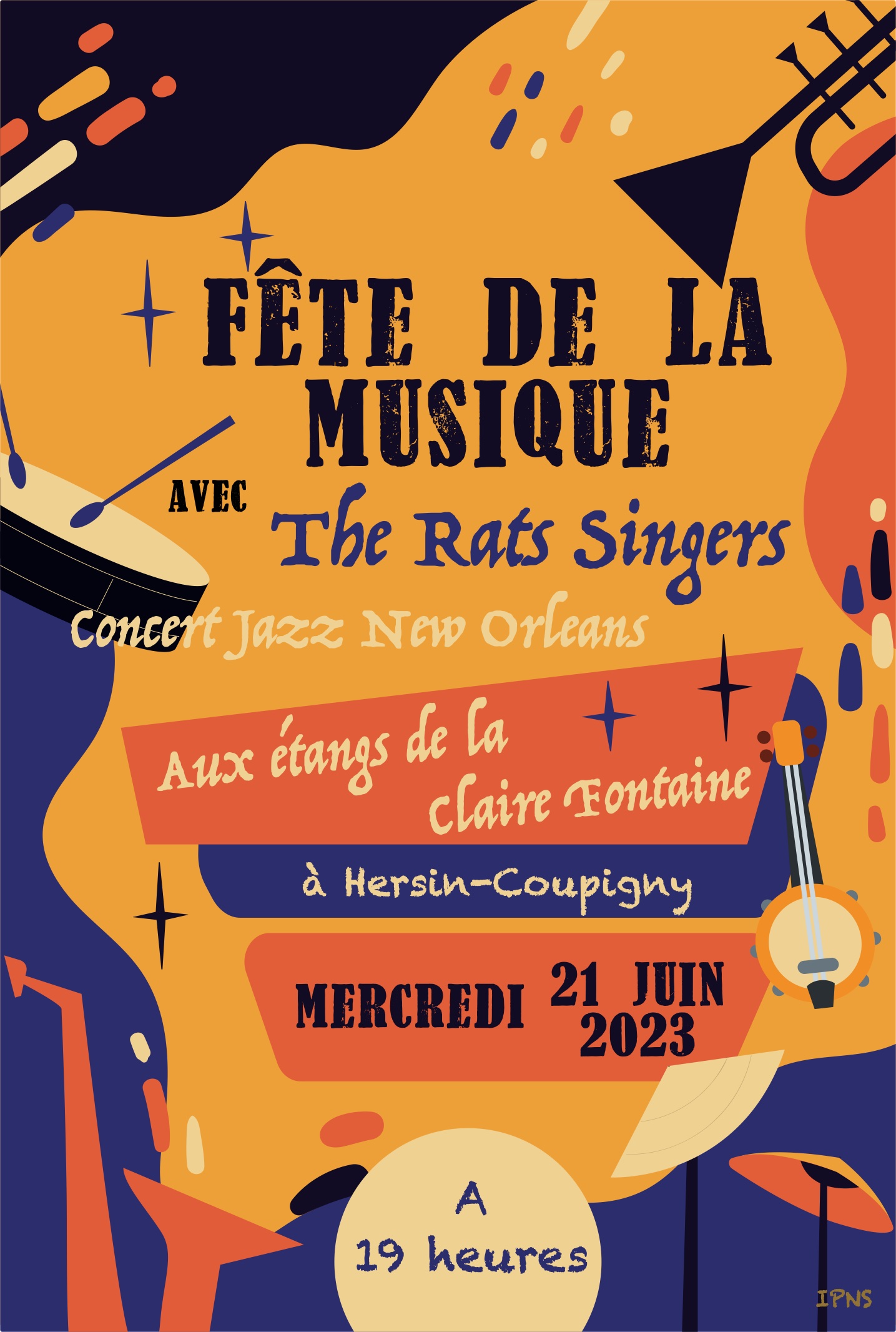 Fête de la Musique : Concert de jazz New Orléans @ aux étangs "La Claire Fontaine" | Hersin-Coupigny | Hauts-de-France | France
